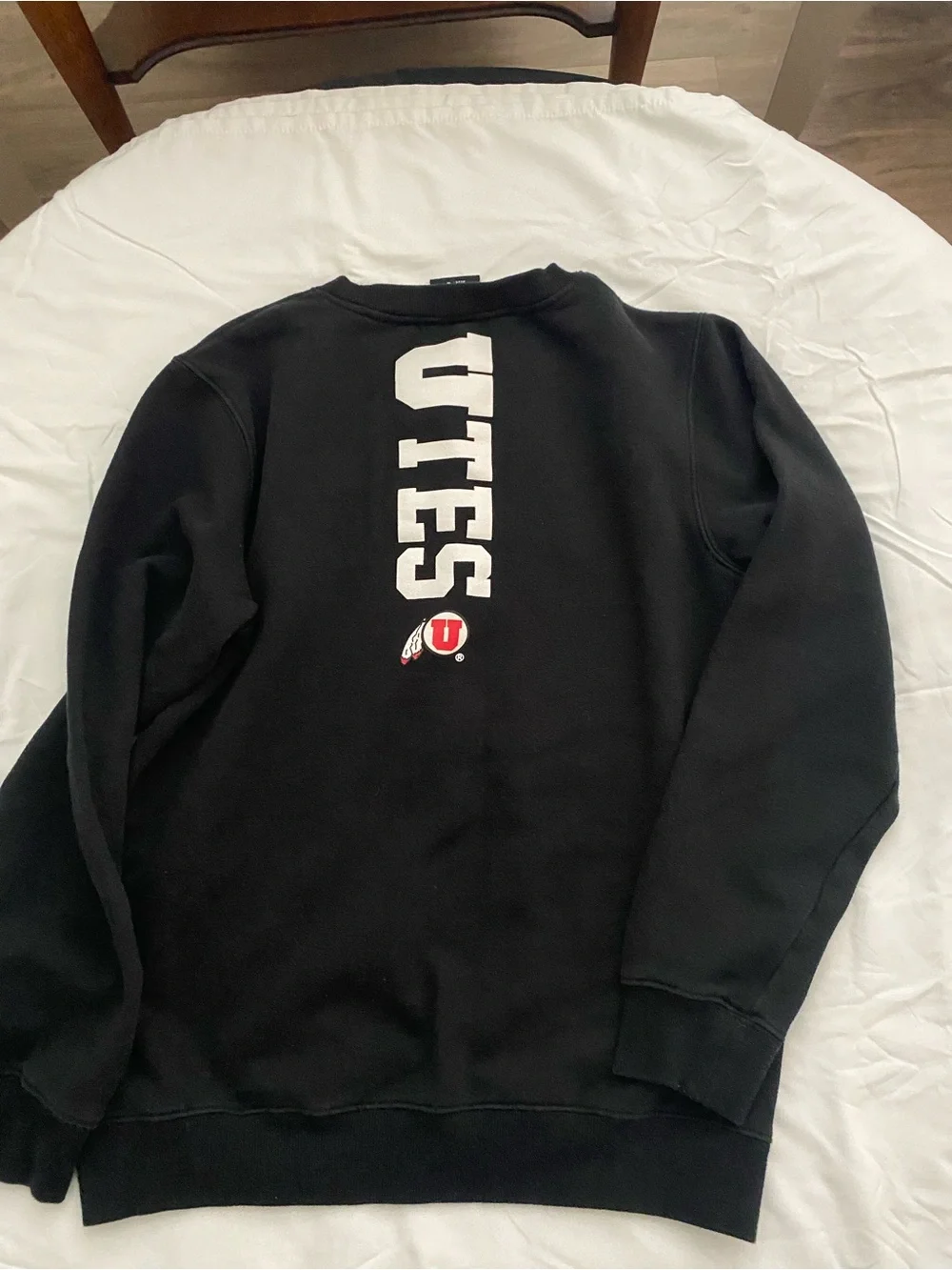 U Athletics Black Crewneck Sweatshirt